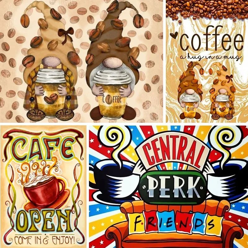 DIY Full Round Drill Diamond Painting 5D Coffee Gnome Poster Kit Mosaic Handmade Diamond Embroidery Home Decoration
DIY Full Round Drill Diamond Painting 5D Coffee Gnome Poster Kit Mosaic Handmade Diamond Embroidery Home Decoration