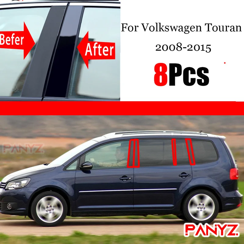 For Volkswagen VW Touran 2008-2015 Car B C Pillar Middle Central Column PC Window Trim Decoration Protection Stickers 8 PCS
For Volkswagen VW Touran 2008-2015 Car B C Pillar Middle Central Column PC Window Trim Decoration Protection Stickers 8 PCS
