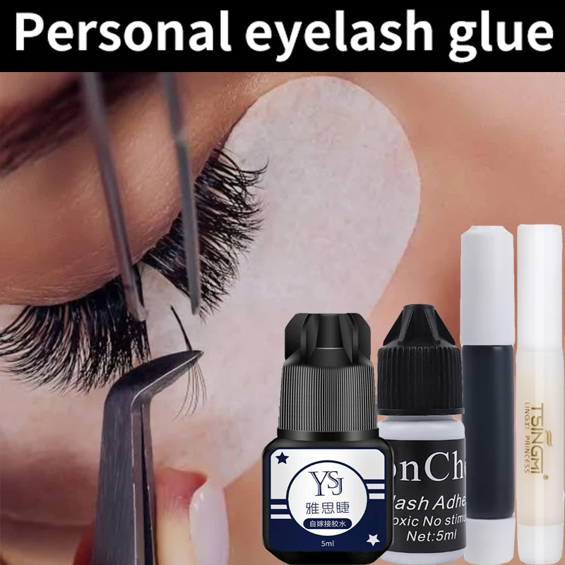 

Eyelashes Extension Glue Quick Dry No-irritant Firm Self Adhesive Grafting Eyelash Black Transparent Glue Eye Lashes Makeup 1PCS
