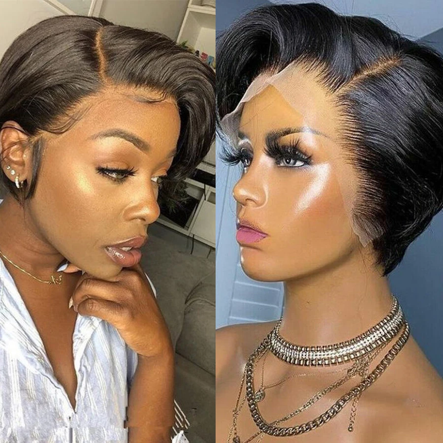 MELODIE Human Hair Wigs Short Straight Bob Wig Transparent Lace Wig For Women Preplucked Hairline pixie cut wig human hair
MELODIE Human Hair Wigs Short Straight Bob Wig Transparent Lace Wig For Women Preplucked Hairline pixie cut wig human hair