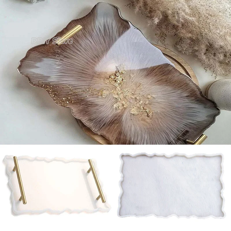 Tray Silicone Mold Resin Mold Crystal Epoxy Mold Tray Fruit Disc Tea Plate Tabletop Coaster Making Molds Tool Home Decoration
Tray Silicone Mold Resin Mold Crystal Epoxy Mold Tray Fruit Disc Tea Plate Tabletop Coaster Making Molds Tool Home Decoration