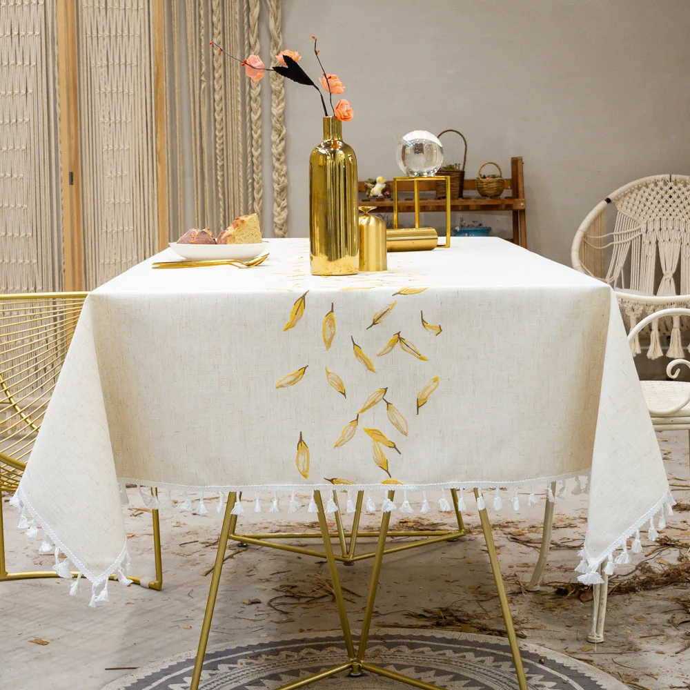 Table Clothes Printed Leaves Embroidery Decor Home Dining Table Covers Rectangular Manteles Baby Shower Birthday Tablecloth
Table Clothes Printed Leaves Embroidery Decor Home Dining Table Covers Rectangular Manteles Baby Shower Birthday Tablecloth