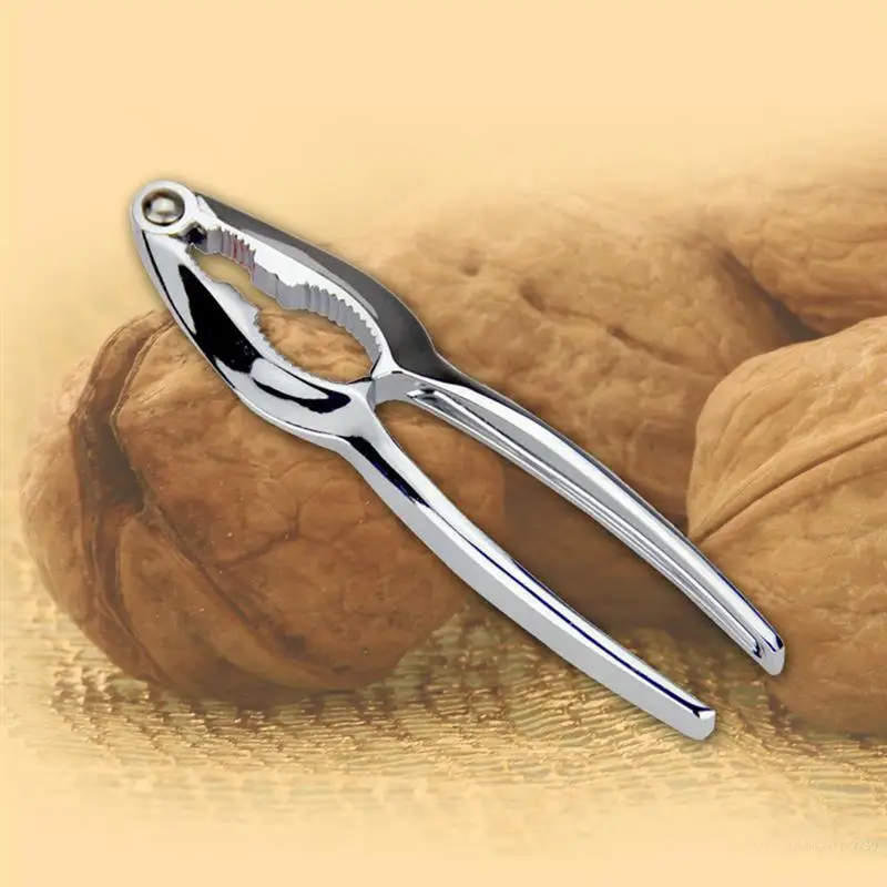 

Zinc Alloy Quick Walnut Cracker Nutcracker Sheller Nut Metal Pecans Crab Opener Kitchen Tool Nut Opener Walnut Clip Walnut Plier