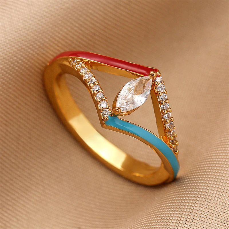 Classic Geometric Enamel Copper Finger Rings Cubic Zirconia Ring For Women Fashion Party Hot Sale Jewelry Wholesale
Classic Geometric Enamel Copper Finger Rings Cubic Zirconia Ring For Women Fashion Party Hot Sale Jewelry Wholesale