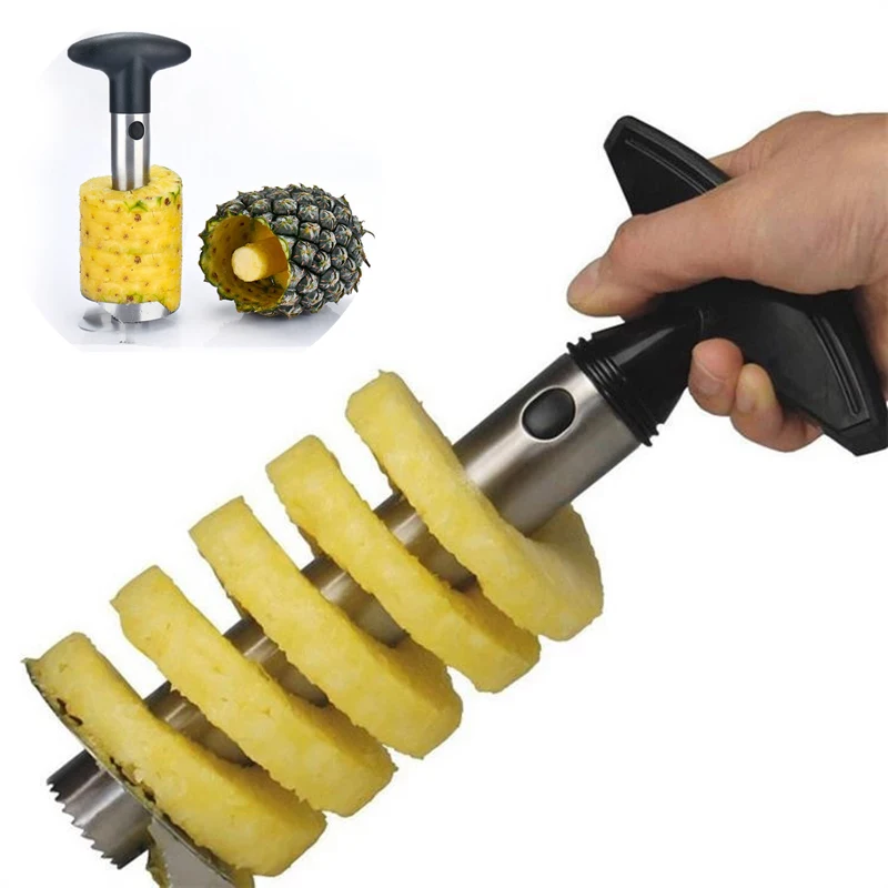 Pineapple Slicer Peeler Fruit Corer Slicer Pineapple Cutter Stainless Steel Cutter Fruit Cutting Tool Kitchen Utensil Accessorie
Pineapple Slicer Peeler Fruit Corer Slicer Pineapple Cutter Stainless Steel Cutter Fruit Cutting Tool Kitchen Utensil Accessorie