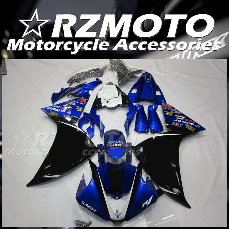 Литьевая пресс-форма, новые обтекатели из АБС-пластика, подходят для YAMAHA YZF- R1 2012 2013 2014 12 13 14, комплект кузова черного и синего цвета
Литьевая пресс-форма, новые обтекатели из АБС-пластика, подходят для YAMAHA YZF- R1 2012 2013 2014 12 13 14, комплект кузова черного и синего цвета
