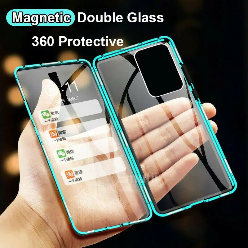 Double sided glass Magnetic case for Huawei P Smart 2021 Alumium metal 360 degree Full Cover Case
Double sided glass Magnetic case for Huawei P Smart 2021 Alumium metal 360 degree Full Cover Case