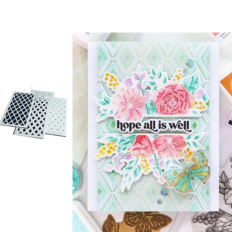 Nice Diamond Pattern Stencil Scrapbooking Background DIY Decoration Craft Embossing 2022 New
Nice Diamond Pattern Stencil Scrapbooking Background DIY Decoration Craft Embossing 2022 New