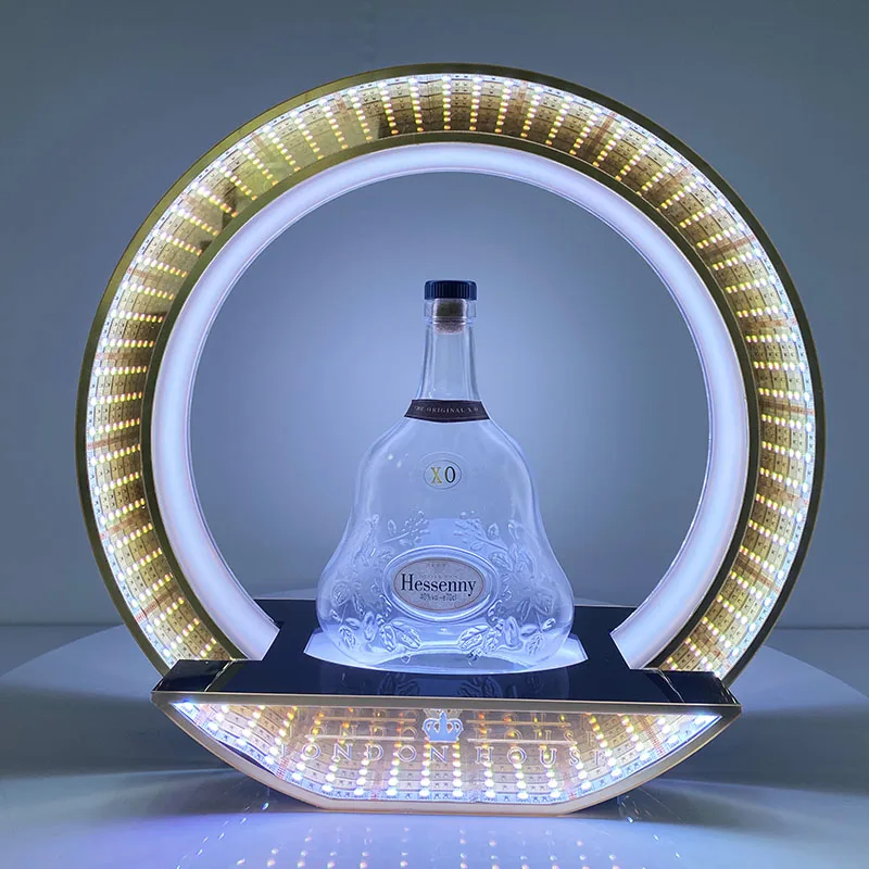 Nightclub Acrylic Ring Luminous Wine Bottle Holder Rechargeable Champagne Cocktail Whisky Drinkware Holder For Disco Party 
Nightclub Acrylic Ring Luminous Wine Bottle Holder Rechargeable Champagne Cocktail Whisky Drinkware Holder For Disco Party
