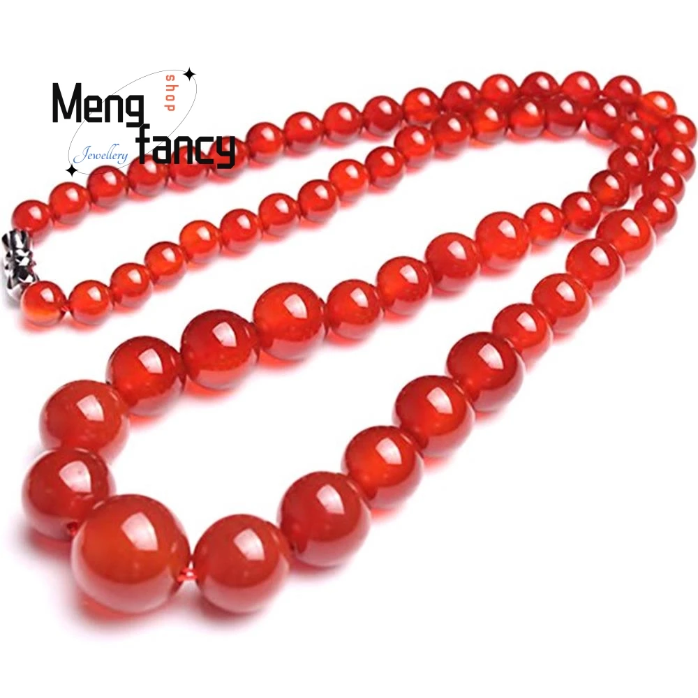 Natural Chalcedony Beaded Chokers Necklaces Charms Fashion Customized Jewelry Women's Elegant Accessories Souvenir Holiday Gifts 
Natural Chalcedony Beaded Chokers Necklaces Charms Fashion Customized Jewelry Women's Elegant Accessories Souvenir Holiday Gifts