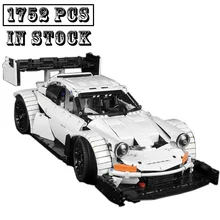 NEW MOC-135523 1752 Hoonipigasus Hyper Car Super Racing Car Model Fit 10265 Building Blocks Bricks Children Toys Birthdays Gifts
