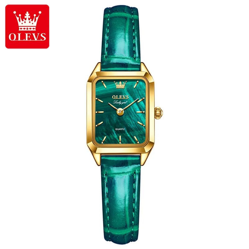 OLEVS New Fashion Forest Green Simple Watches Women Top Brand Luxury Leather Ladies Watch Female Quartz Waterproof Watch Reloj
OLEVS New Fashion Forest Green Simple Watches Women Top Brand Luxury Leather Ladies Watch Female Quartz Waterproof Watch Reloj