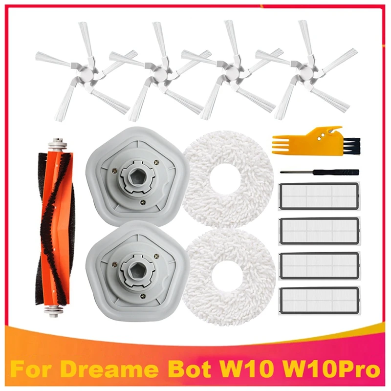 15Pcs Replacement Part For Xiaomi Dreame W10/W10 Pro Vacuum Cleaner Washable Main Side Brush Mop Cloth HEPA Filter
15Pcs Replacement Part For Xiaomi Dreame W10/W10 Pro Vacuum Cleaner Washable Main Side Brush Mop Cloth HEPA Filter