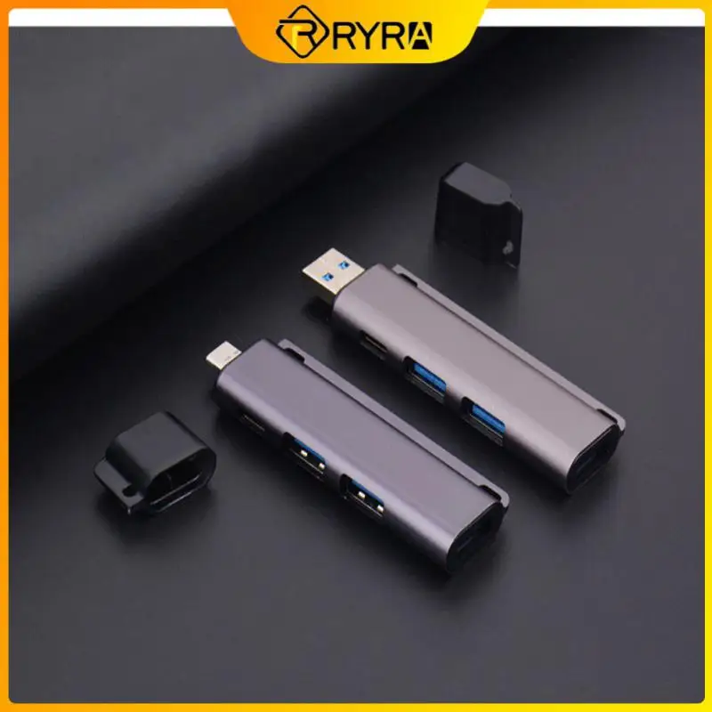 RYRA Multiple Expander Docking Station 4 In 1 Mini Aluminum USB-C Hub 4 Port Usb C Hub 2.0 Type-c Hub For PC Laptop Accessories
RYRA Multiple Expander Docking Station 4 In 1 Mini Aluminum USB-C Hub 4 Port Usb C Hub 2.0 Type-c Hub For PC Laptop Accessories