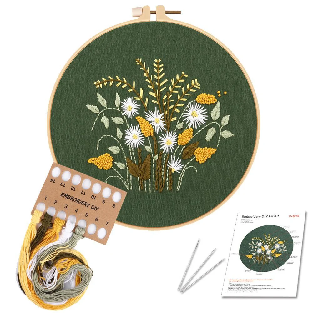 Embroidery Cross Stitch Kit Set For Beginners Handmade Embroidery DIY Craft Needlework Plants Flowers Pattern Home Decoration
Embroidery Cross Stitch Kit Set For Beginners Handmade Embroidery DIY Craft Needlework Plants Flowers Pattern Home Decoration