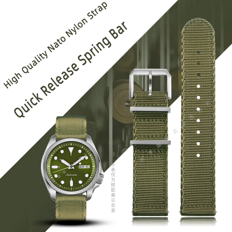 20mm 22mm Quick Release Spring Bar Nato Nylon Strap Military Watchband For Watch Accessories Replacement Bracelet High Quality
20mm 22mm Quick Release Spring Bar Nato Nylon Strap Military Watchband For Watch Accessories Replacement Bracelet High Quality