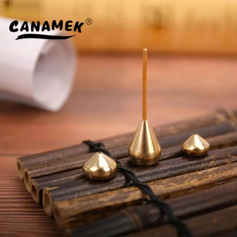 1Pc Portable Brass Incense Holder Water Drop Shape Incense Holder For Multi Purpose Home Office Teahouse Zen Buddhist Supplies
1Pc Portable Brass Incense Holder Water Drop Shape Incense Holder For Multi Purpose Home Office Teahouse Zen Buddhist Supplies