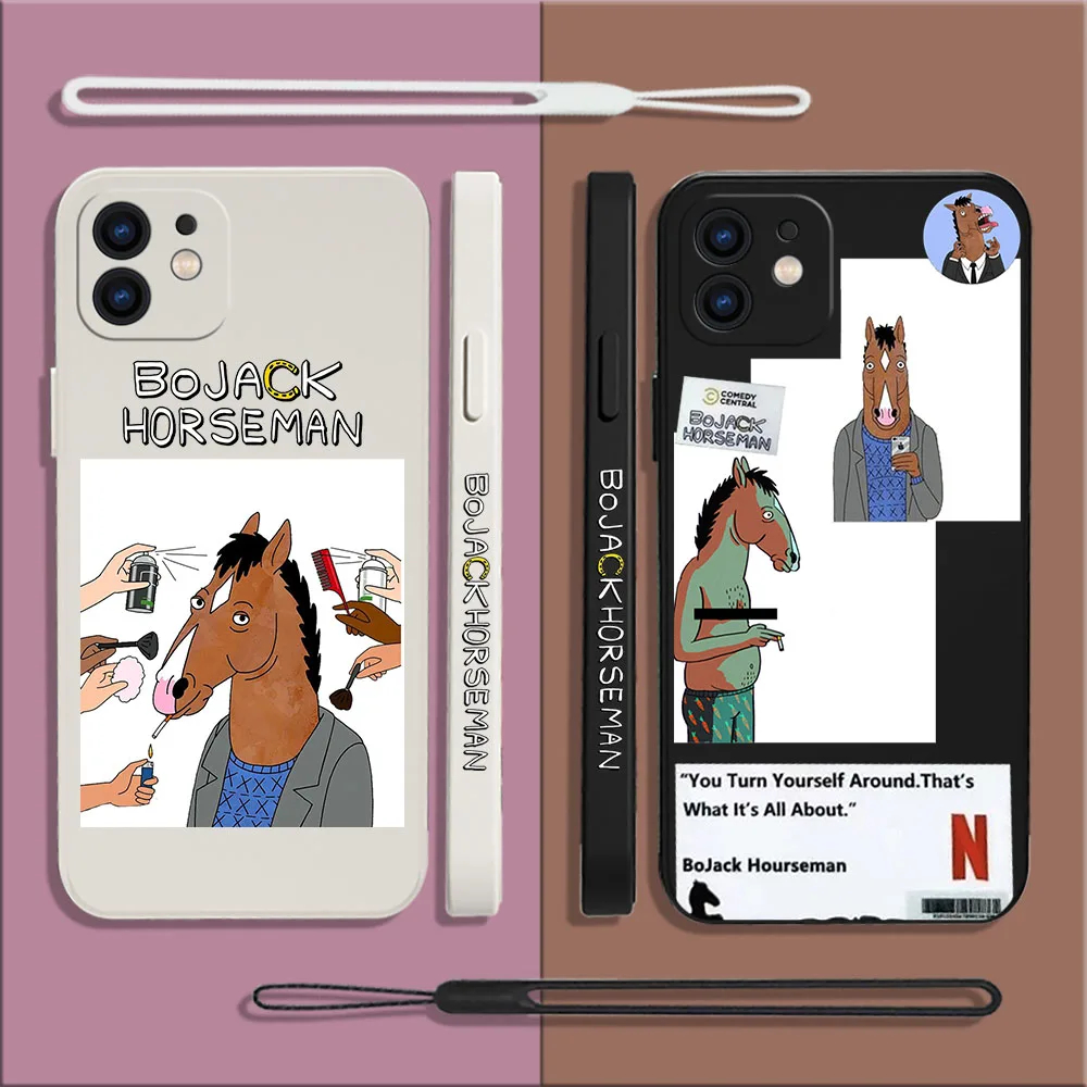 Cartoon BoJack Horse Horsemans Phone Case For iPhone 14 13 12 11 Pro Max Mini X XR XS MAX SE20 Silicone Cases with Hand Strap
Cartoon BoJack Horse Horsemans Phone Case For iPhone 14 13 12 11 Pro Max Mini X XR XS MAX SE20 Silicone Cases with Hand Strap