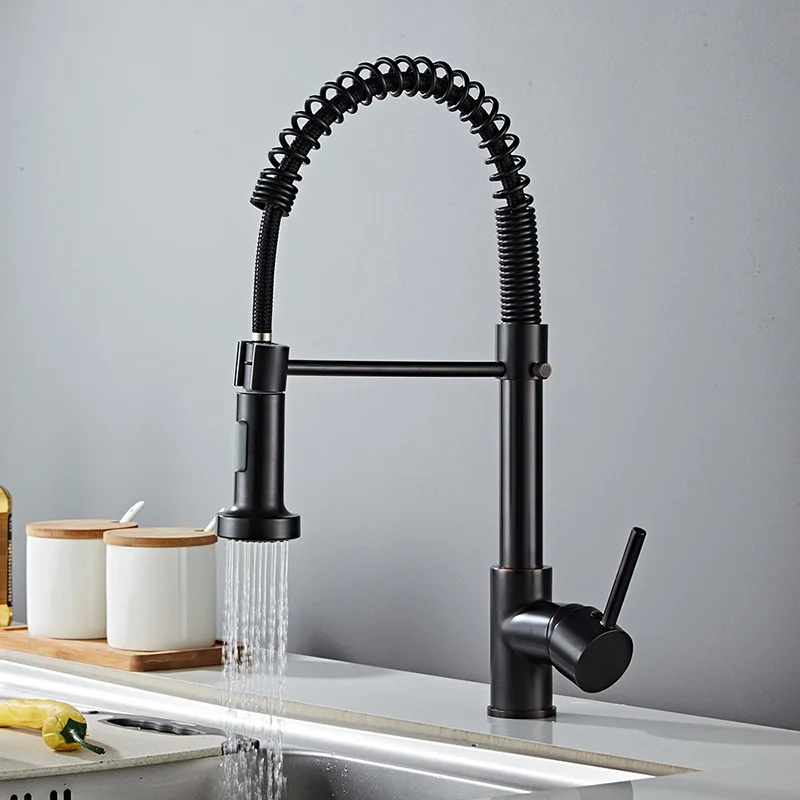 Kitchen faucet pull-out mixing faucet kitchen hot and cold faucet spring-type kitchen sink faucet
Kitchen faucet pull-out mixing faucet kitchen hot and cold faucet spring-type kitchen sink faucet