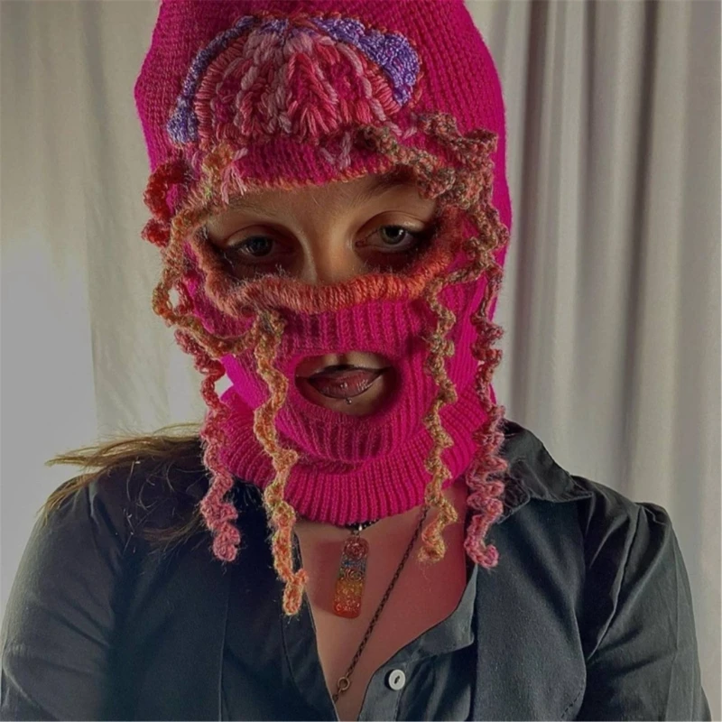 Fashion Knit Hat for Women Men Handwoven Balaclava Cap Beanie Hat Spooky Face Mask Hat Adult Novelty Head Accessories
Fashion Knit Hat for Women Men Handwoven Balaclava Cap Beanie Hat Spooky Face Mask Hat Adult Novelty Head Accessories