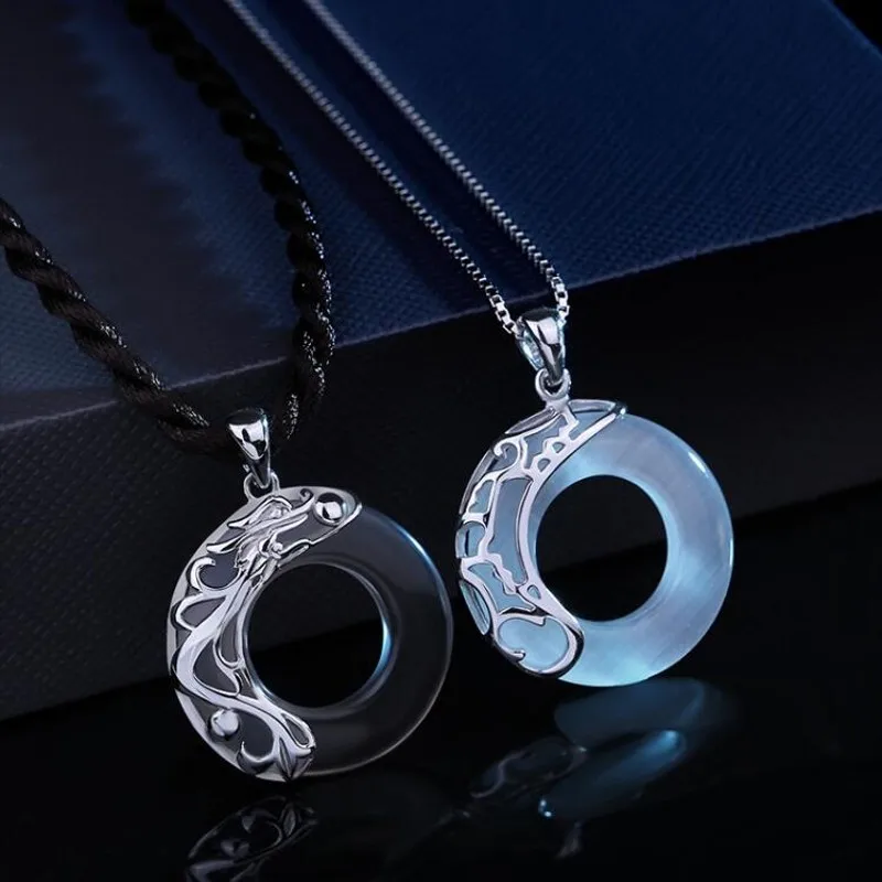 Classic Ethnic Resin Pendant Couple Necklaces For Women Men Vintage Fake Jade Pendant Necklaces Fashion Jewelry Gifts
Classic Ethnic Resin Pendant Couple Necklaces For Women Men Vintage Fake Jade Pendant Necklaces Fashion Jewelry Gifts