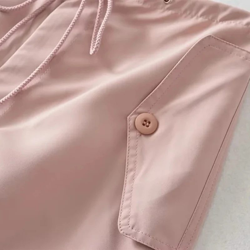 Woman Spring Overalls Drawstring Long Cargo Pants High Waist Casual Trousers P8DB
Woman Spring Overalls Drawstring Long Cargo Pants High Waist Casual Trousers P8DB