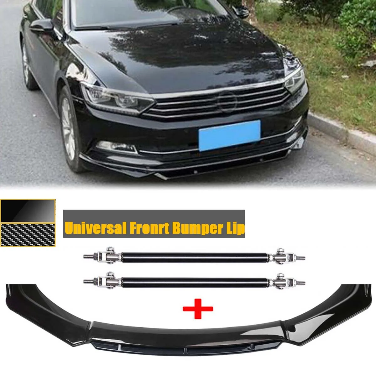 Универсальный сплиттер для переднего бампера Volkswagen VW Passat B8, бампер, спойлер, комплект защиты кузова с 15 см опорным стержнем, автомобильные а...
Универсальный сплиттер для переднего бампера Volkswagen VW Passat B8, бампер, спойлер, комплект защиты кузова с 15 см опорным стержнем, автомобильные а...