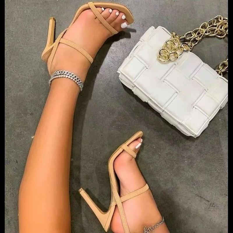 Women Sandals Square Toe Narrow Band High Heels Ladies Sexy Party Shoes Ankle Wrap Buckle Strap Female Pumps Summer Footwear New
Women Sandals Square Toe Narrow Band High Heels Ladies Sexy Party Shoes Ankle Wrap Buckle Strap Female Pumps Summer Footwear New