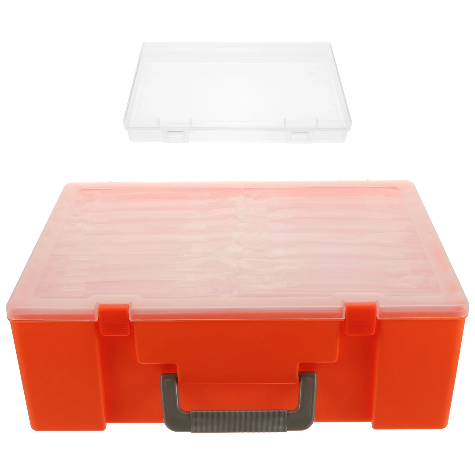 1 Set Photo Case Photo Storage Box Craft Supply Keeper Organizer with Handle 
1 Set Photo Case Photo Storage Box Craft Supply Keeper Organizer with Handle