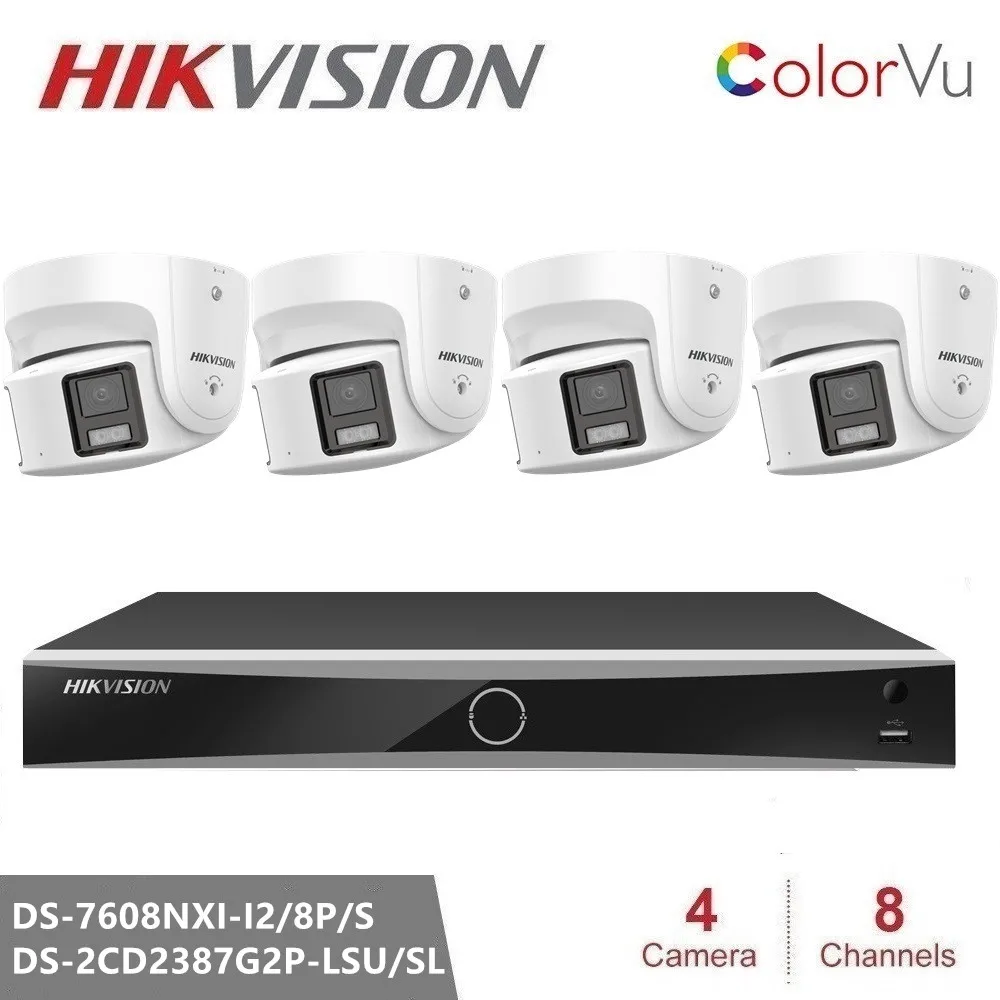 Hikvision Security Camera Kits 8MP Panoramic ColorVu Fixed Turret Network Camera 24/7 colorful imaging IP67 FOV 180° Microphone
Hikvision Security Camera Kits 8MP Panoramic ColorVu Fixed Turret Network Camera 24/7 colorful imaging IP67 FOV 180° Microphone