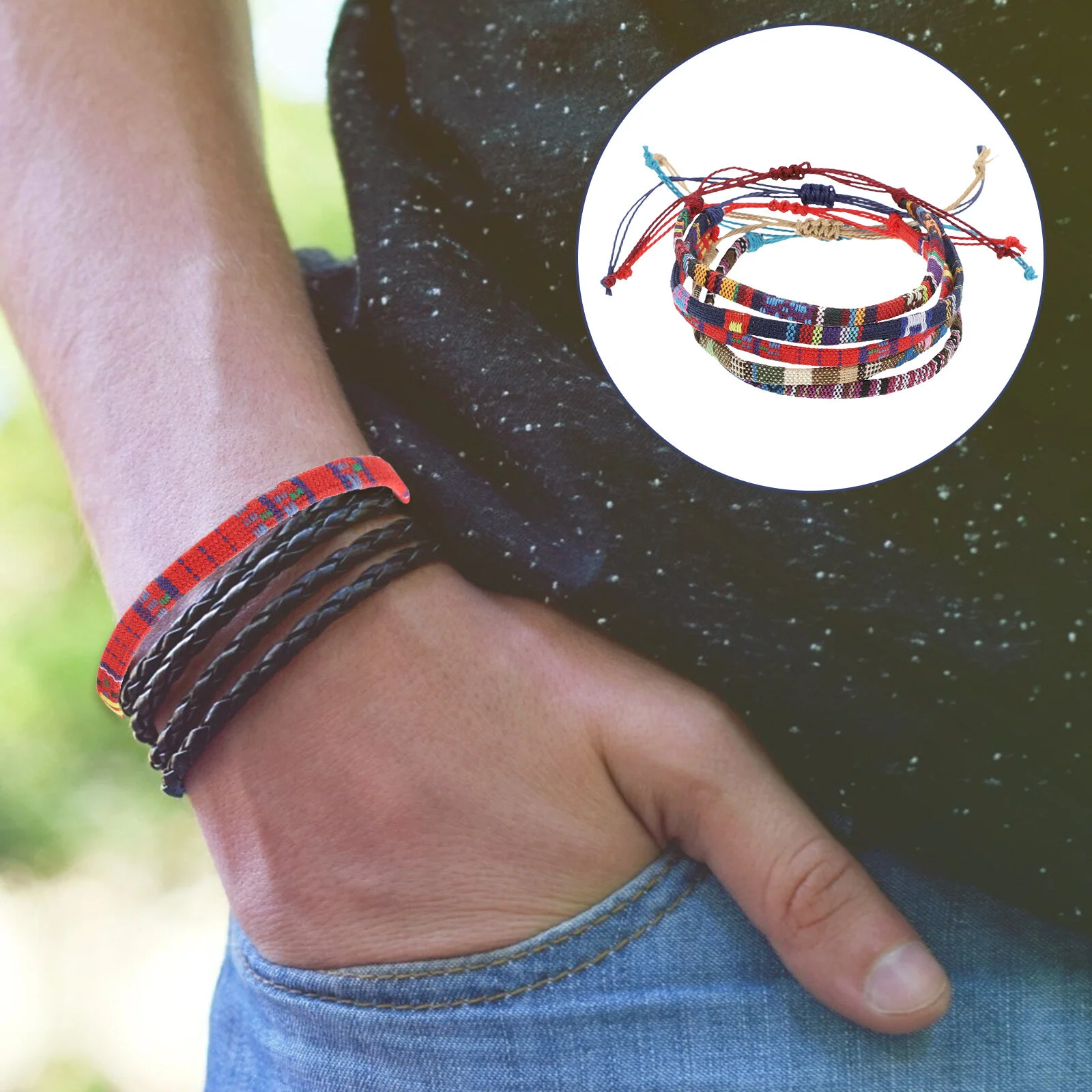 5 Pcs Teen Girls Gifts Jewelry Braid Wristband Relationship Bracelets Accessories Cotton Linen
5 Pcs Teen Girls Gifts Jewelry Braid Wristband Relationship Bracelets Accessories Cotton Linen