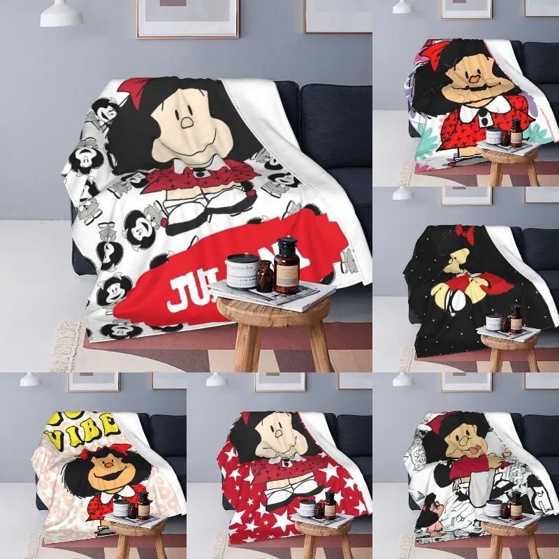 Одеяло Mafalda с 3D рисунком из мультфильма, мягкое покрывало для дивана, флисовый гобелен, легкий теплый плед для кровати, для спальни, дивана
Одеяло Mafalda с 3D рисунком из мультфильма, мягкое покрывало для дивана, флисовый гобелен, легкий теплый плед для кровати, для спальни, дивана