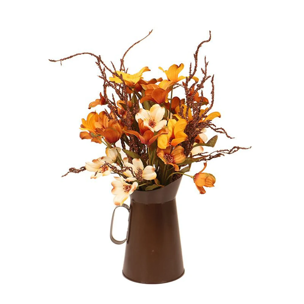 Artificial Autumn Bouquet With Bucket For Festival Thanksgiving Autumns Decor For Table Living Room Dining Table Christmas
Artificial Autumn Bouquet With Bucket For Festival Thanksgiving Autumns Decor For Table Living Room Dining Table Christmas