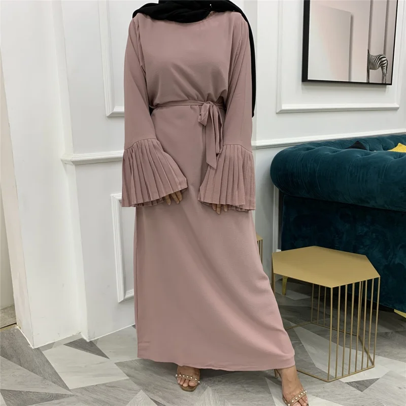 

2023Muslim Abaya Women Kaftan Khimar Jilbab Prayer Robe Eid Mubarak Ramadan Dress Islamic Products Without Turkey Luxury