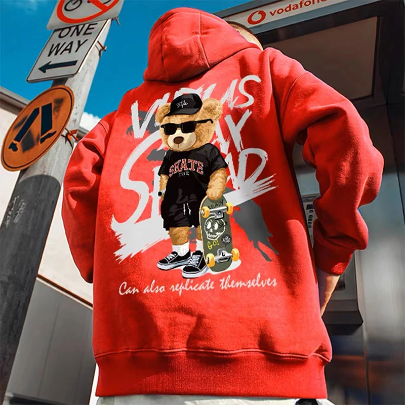 Skate Bear Anime Print Hoodies Men and Women Oversize Streetwear Harajuku Fasion Casual Hooded Sweatshirt y2k Hoodie Clothes
Skate Bear Anime Print Hoodies Men and Women Oversize Streetwear Harajuku Fasion Casual Hooded Sweatshirt y2k Hoodie Clothes