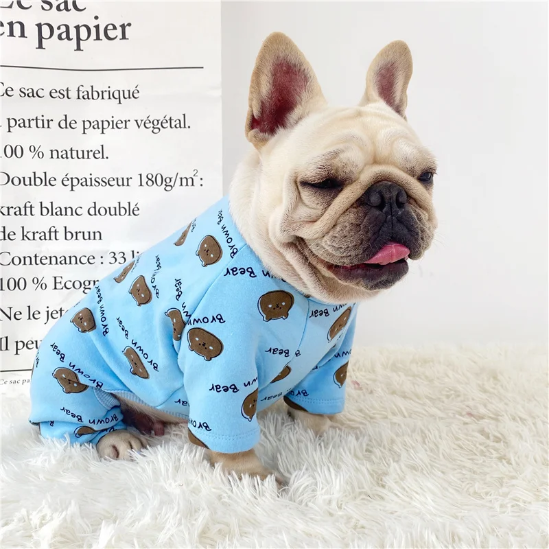Cute Four-legged Small dog clothes autumn Spring velvet cotton Stretchy soft puppy Apparel Pug French bulldog fat dog Outfits
Cute Four-legged Small dog clothes autumn Spring velvet cotton Stretchy soft puppy Apparel Pug French bulldog fat dog Outfits