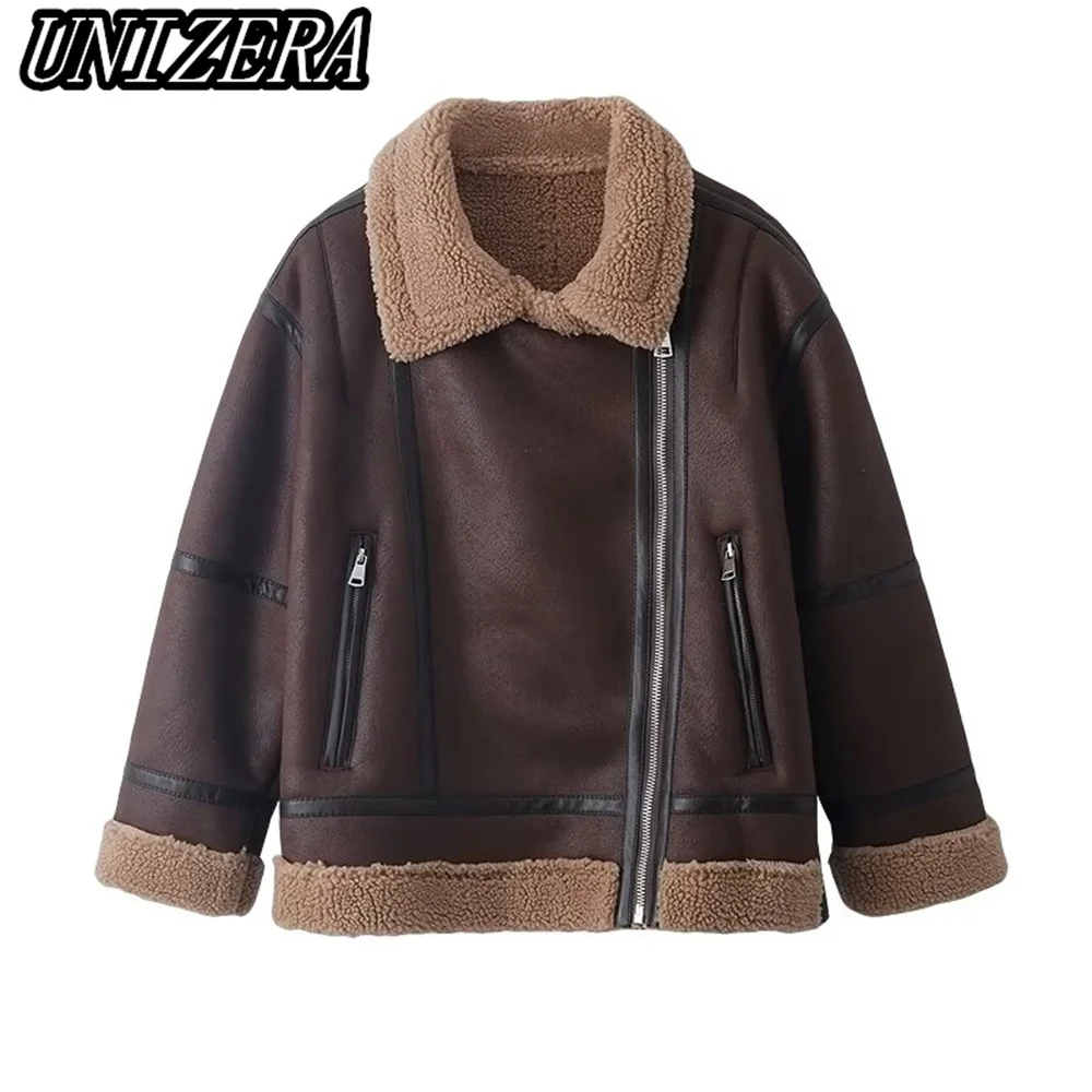 UNIZERA Autumn and Winter New Women's Clothing Fur One Warm Fleece Lining Double-sided Retro Loose Jacket 4341808
UNIZERA Autumn and Winter New Women's Clothing Fur One Warm Fleece Lining Double-sided Retro Loose Jacket 4341808