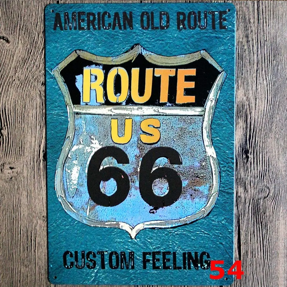 Original Retro Design American Old Route Tin Metal Signs Wall Art | Thick Tinplate Print Poster Wall Decoration for Garage
Original Retro Design American Old Route Tin Metal Signs Wall Art | Thick Tinplate Print Poster Wall Decoration for Garage