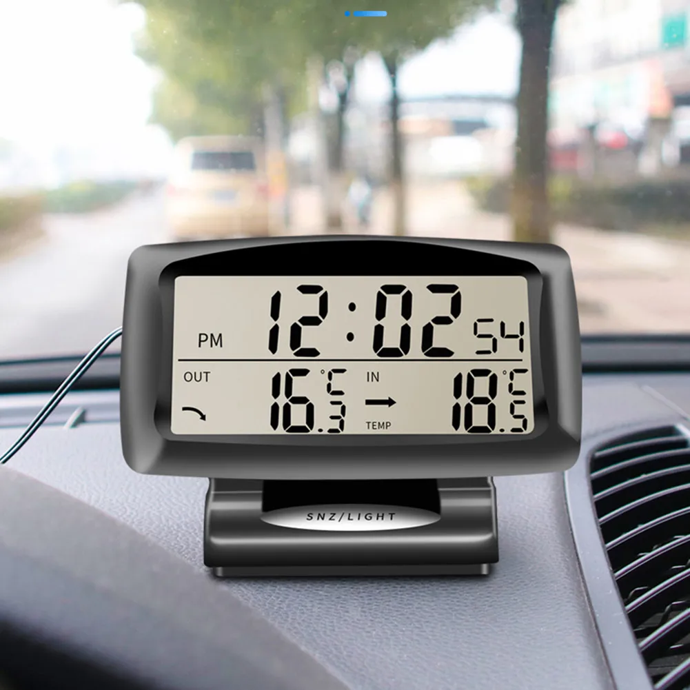 1Pcs Black Car Interior Clock Thermometer Sensor LED Display Electronic Meter Temperature Monitor High Quality
1Pcs Black Car Interior Clock Thermometer Sensor LED Display Electronic Meter Temperature Monitor High Quality