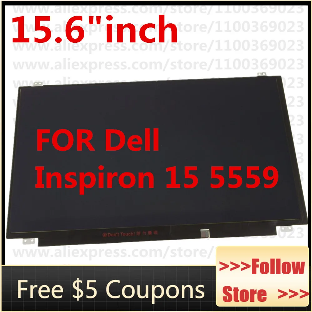 15.6" inch LCD screen Display FOR Dell Inspiron 15 5559 Touchscreen FHD LCD Widescreen - OTP Touchscreen 60Hz - FNDC6 0FNDC6
15.6" inch LCD screen Display FOR Dell Inspiron 15 5559 Touchscreen FHD LCD Widescreen - OTP Touchscreen 60Hz - FNDC6 0FNDC6