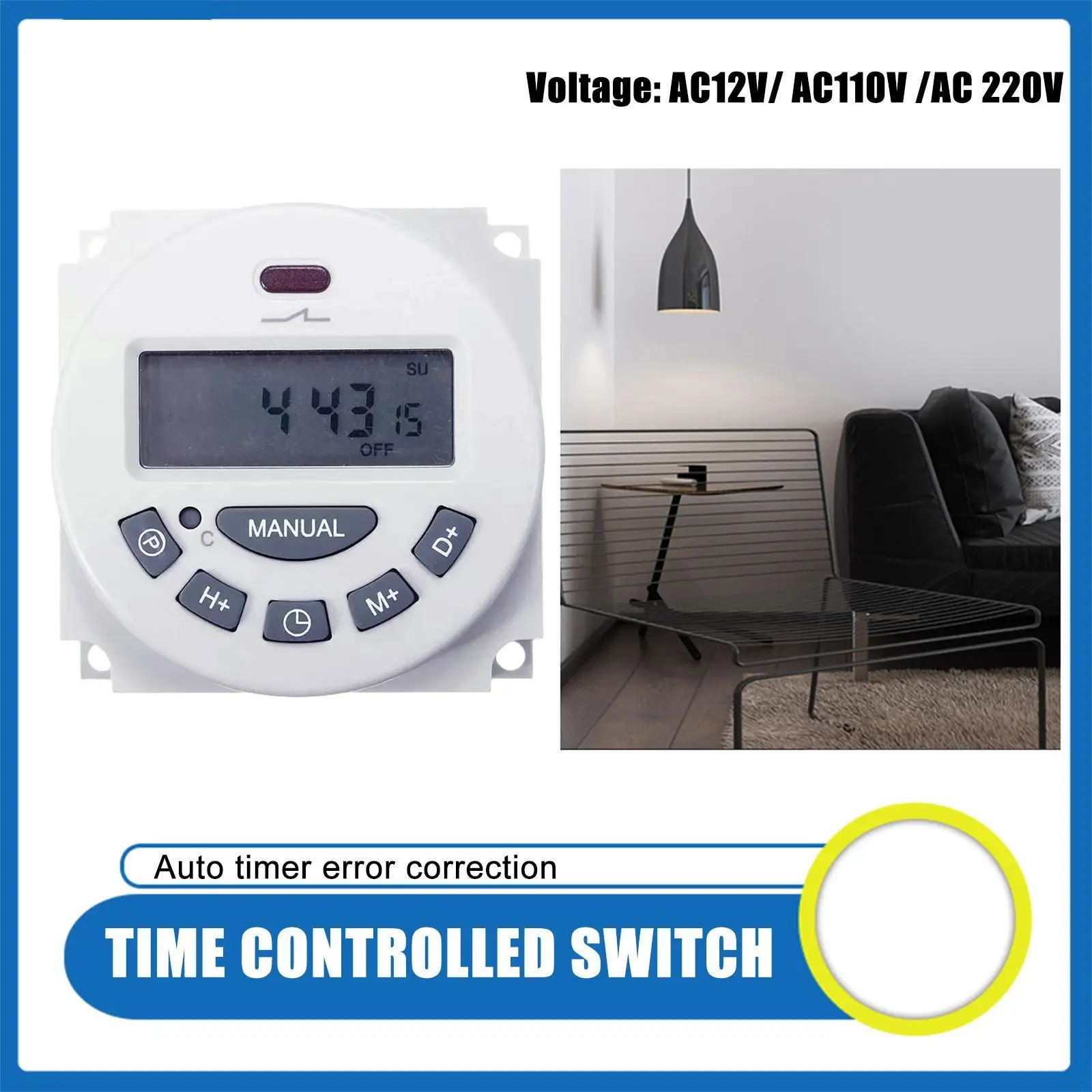 

L702 CN102A 16A Infinite Loop Digital Time Switch AC 220V 110V 24V 12V Electronic Timer