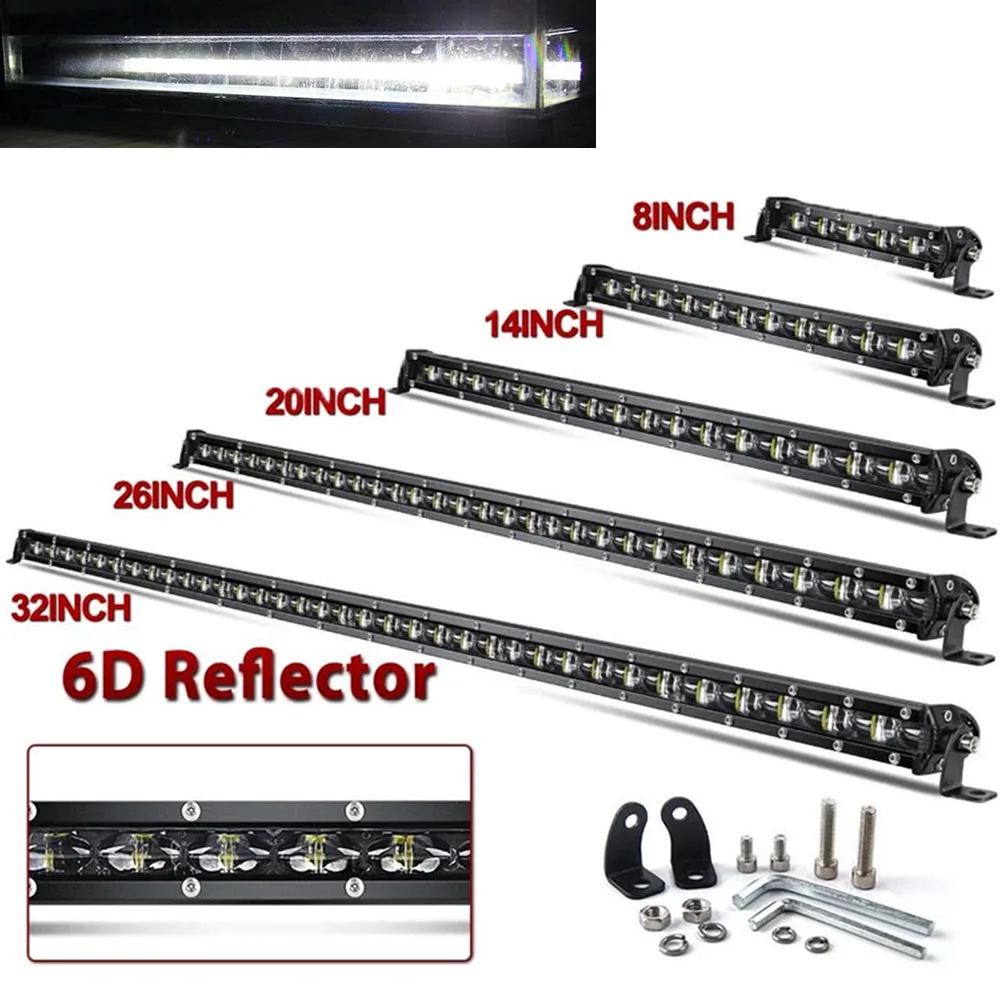 6D Lens Work Light Led Bar for Car Trailer Accessories off road Spot Flood Led Light Bar for Truck Tractor Work Lamp 1PC
6D Lens Work Light Led Bar for Car Trailer Accessories off road Spot Flood Led Light Bar for Truck Tractor Work Lamp 1PC