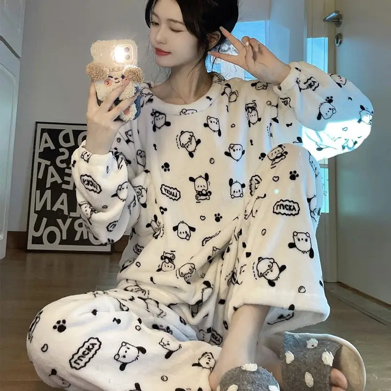 Пижама Sanrio, милый плюшевый меховой костюм с капюшоном, коралловый, для студентов, мультфильм, анимация, для девочек, милая теплая Домашняя од...
Пижама Sanrio, милый плюшевый меховой костюм с капюшоном, коралловый, для студентов, мультфильм, анимация, для девочек, милая теплая Домашняя од...