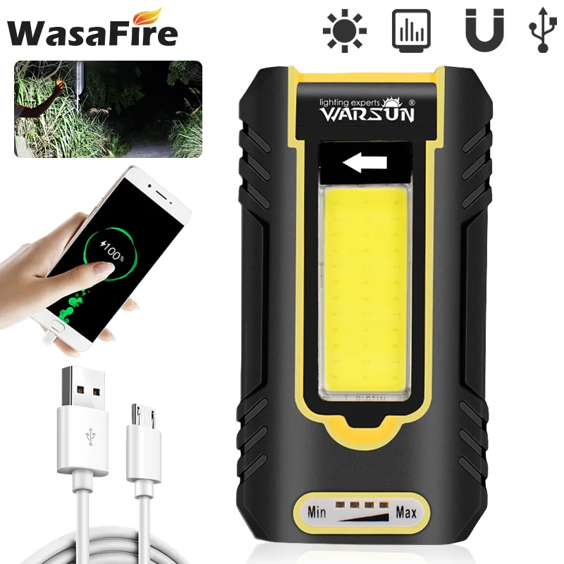 Camping Light Rechargeable Powerful Flashlight Workshop Lamp COB Work Light Ultra Powerful Led Torch Camp Tent Lanternas
Camping Light Rechargeable Powerful Flashlight Workshop Lamp COB Work Light Ultra Powerful Led Torch Camp Tent Lanternas