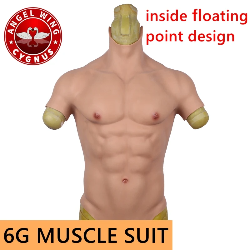 

Имитация мышц, 6 г, грудь из силикона для брюшного пресса для худых людей, улучшение мужской силы, для мужчин и женщин