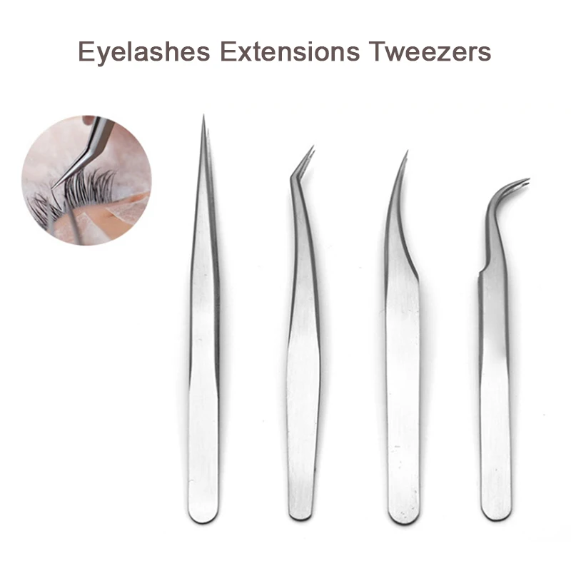1PC Eyelashes Extensions Tweezers Stainless Steel Eyelash Tweezers High Precision Anti-Static Tweezers Lash Extension Tool
1PC Eyelashes Extensions Tweezers Stainless Steel Eyelash Tweezers High Precision Anti-Static Tweezers Lash Extension Tool