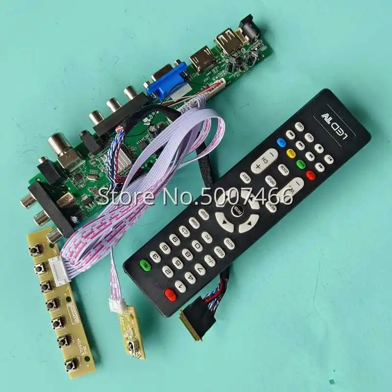 For N173FGE-L23/L21/L63/LA3/L12/L13 1600*900 DVB Digital Panel Universal LVDS 40-Pin VGA USB AV TV LCD Controller Board Kit
For N173FGE-L23/L21/L63/LA3/L12/L13 1600*900 DVB Digital Panel Universal LVDS 40-Pin VGA USB AV TV LCD Controller Board Kit