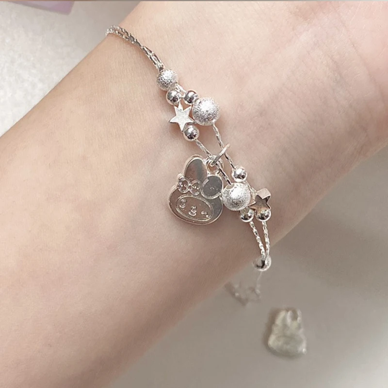 Kawaii Cartoon Kt Cat Bracelet Pendant Sanrioed Cute Cinnamoroll Kuromi Lucky Friends Couple Fashion Cuff Bracelet Jewelry Gifts
Kawaii Cartoon Kt Cat Bracelet Pendant Sanrioed Cute Cinnamoroll Kuromi Lucky Friends Couple Fashion Cuff Bracelet Jewelry Gifts