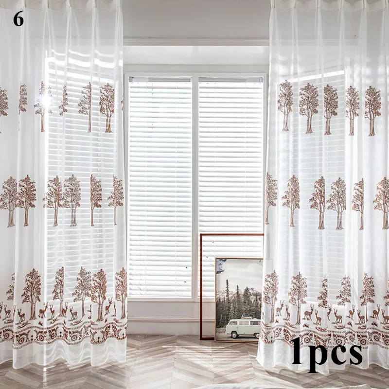 Modern White Sheer Curtains for Living Room Embroidered Leaves Voile Curtain Bedroom Bathroom Tulle Curtains Window Drapes
Modern White Sheer Curtains for Living Room Embroidered Leaves Voile Curtain Bedroom Bathroom Tulle Curtains Window Drapes