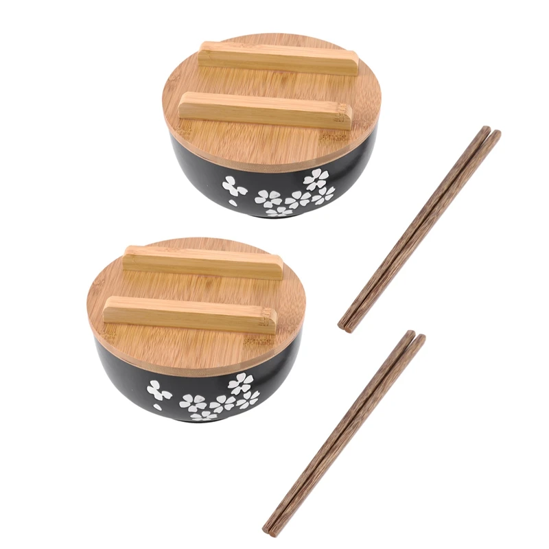 2X Japanese Bowl Instant Noodles Tableware Dining Room Tableware Salad Ceramic Bowl Bring Wooden Spoon Wooden Chopstick
2X Japanese Bowl Instant Noodles Tableware Dining Room Tableware Salad Ceramic Bowl Bring Wooden Spoon Wooden Chopstick